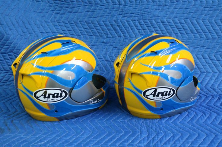 ヘルメット塗装