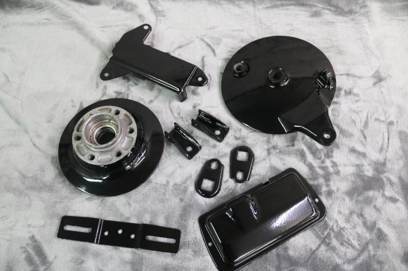 gs400のパーツをパウダーコート